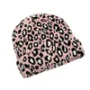 Beanie/Skull Caps 2021 New Beanies for Women Men Fashion Adult Cap Leopard Dome Warm Thick Stretchy Knitted Hat Winter YQ240207