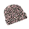 Gorro/Gorras de calavera 2021 Nuevos gorros para mujeres Hombres Moda Adulto Gorra Leopardo Cúpula Cálido Grueso Elástico Gorro de punto Invierno YQ240207