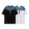 MB T-shirt da uomo 24ss designer Marcelo MB Trendy Badminton a maniche corte Scacchiera Ali Stampate T-shirt da uomo Estate 5898