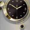 Wandklokken Cadeau Thuis Klok Decoratie Elegant Goud Kunst Ronde Handen Woonkamer Nummer Modern Zwart Keuken Reloj