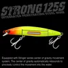 Tsurinoya fundição ultra-longa de alta resistência afundando minnow stinger 125s 125mm 28g isca de pesca de água salgada iscas duras artificiais 240119