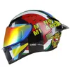 Full Face Pista Motorcykelhjälm Misano Watermelon Motocross Racing Motobike Riding Helmet Casco de Motocicleta Four Season 240122