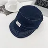Ball Caps Japanese Retro Denim Flat-top Baseball Cap Summer And Autumn Korean Ins Show Face Small British Knight Hats For Men Women