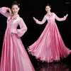 Roupas étnicas Hanbok Coreano Tradicional para Mulheres Vestido Antigo Traje Retro Moda Performance de Palco 10750