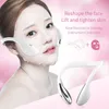 Electric V Face Lifting Double Chin Reducer Lifting Slimming Shaping Microcurrent Led Light Devices Neck Massager Lift 240201