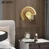 Lâmpada de parede moderna led criativo borboleta arandela iluminação interior decoração cabeceira sala estar mesas lâmpadas casa cama luz da noite