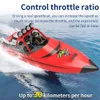 TY725 RCボートターボジェットポンプ高速リモートコントロールジェットボート低バッテリーアラーム機能大人の子供おもちゃギフト240129