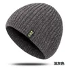 Beanie/Skull Caps Mens Winter Knit Hats mjuka stretch manschettmöss mössa bekvämt varm slouchy beanie hatt utomhus ridning stickad mössa för kvinnor yq240207