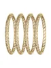 Bracciale S Arabia color oro semplici braccialetti vuoti per le donne Africa Dubai gioielli etiope matrimonio sposa regalo2036066