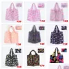 Storage Bags Large Capacity Tote Shop Waterproof Foldable Reusable Bag Eco Friendly Mti Styles Mixed Wholesale Drop Delivery Home Ga Dh0Ls