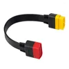 Extension Cable Flexible And Durable 16 Pin Ultra Flat Low Profile Male To Female Suitable For Scan Check All Car Vehicles