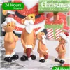 Décorations de Noël 1pcs Résine Funny Naked Santa Claus Pendentif Noël Mâle Femme Arbre Decora 2022 Année Fête pour la décoration de la maison Drop de Dhnw3