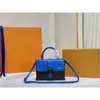 5A مصمم حقيبة BB Caramel Leather Womens Bag Crossbody Top Handle M43577 Lady Bag و Loots Logo Loco Bage