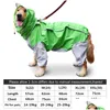 Cão vestuário grande roupas capa de chuva ternos impermeáveis ​​chuva capa pet macacões para cães grandes jaqueta com capuz poncho macacão 6xl gota deliv dhis3