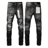 Hochwertige Herren Damen Lila Jeans Designer Jeans Mode Distressed Ripped Bikers Damen Denim Cargo Für Herren High Street Fashion Jeans Fabrik Direktverkauf A013