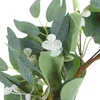 Decorative Flowers Garland Decoration Autumn Door Wreaths For Front Wall Plant Outside Spring Eucalyptus Hanging