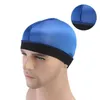 Czapki czapki/czaszki Nowa jedwabista czapka kopuła unisex dla mężczyzn elastyczna opaska jedwabisty durag bandanas dolna limita perukowa spandekna czapka chłodząca jedwabna maska ​​czapki yq240207