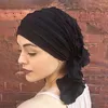 Ubranie etniczne damskie hidżab ruffe wykończenie oddychające plisowane szalik głowa czapek włosy modne turban multikoldowy dostępny