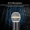 Microfoons gaw-ku08 professionele uhf dual channel handheld draadloos microfoonsysteem voor feest bruiloft speech kerk podium karaoke dj