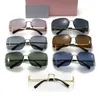 مصمم نظارات شمسية النساء النظارات الشمسية الفاخرة الضخمة مصمميات Ladie Miui Lunette de Solel Mui Sunglasses Sun Glasses 7 Color