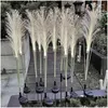 Lawn Lamps Solar Garden Lights Powered Flower Outdoor Decorative Flowers Dusk To Dawn For Patio Walkway Yard Drop Delivery Lighting Dhzye