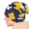 Boinas Azul Amarelo Camo II Chapéu de Malha Hip Hop Cosplay |-F-|Homem Mulher