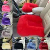 Autositzbezüge Universalbezug Schutzkissen Soft Fuzzy Vorne Hinten Pad Matte Plüsch Set