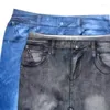 Jeans para mujer Mujeres Vintage Lavado Color Impresión Leggings Low Rise Stretchy Yoga Lápiz Pantalón N7YF