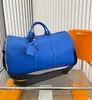 Keepall 50 Sacs Duffel Gardez Tous Les Designers Toile Grande Capacité Femmes Hommes Bagages En Plein Air Fourre-Tout De Luxe Fermeture À Glissière Sac À Bandoulière Sac À Main