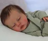 NPK 18 inch Reborn Doll Kit Delilah Levensechte frisse kleur Zachte DIY Pop Onderdelen 240129