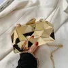 Womens Handbag Bags for Women Clutches Fashion Geometric Mini Party Evening Purse Crossbody Shoulder Bag Gold Box Clutch 240130