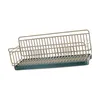 Kitchen Storage Soap Dispenser Scouring Pad Organizer Sink Rack Countertop Tray For Bathroom Living Room Counter