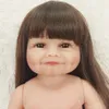 55cmの赤ちゃんの子供のリボーンベビードールソフトビニールシリコンリアルのスーパーかわいい生まれた女の子のおもちゃ誕生日プレゼント240129