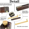 1Set Woodwell Square EuropeanStyle Ebony Scribe Function Screke Type Woodworking Strangler Marking Gauge