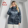 Astrid Autumn Winter Kurtka damska długa cienki bawełniany kaptur ciepły wyściełany płaszcz parki w Plus Size Women Odzież w marce 240130