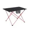 Mobilier de camp Table pliable Camping portable en plein air pour plage randonnée escalade pêche bureau de pique-nique Tables pliantes en aluminium ultralégères