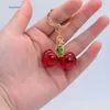 Red Pink Chelizi Pendant Popular Womens Bag Jewelry Sweet Summer Cherry Fruit Key Chain