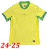 24 25 أنتوني البرازيلية كرة القدم قمصان Casemiros Jesus Richarlison Camiseta Raphinha Paqueta Vini Jr Rodrygo Brasil Maillots قميص كرة قدم الرجال الرجال أطفال موحدة موحدة