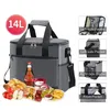 Grande capacité fourre-tout Bento sac à déjeuner isolé pique-nique nourriture boîte à déjeuner stockage glacière sac thermique Portable réfrigérateur sac thermique 240127