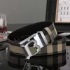 Mens belt desinger belts cowhide belt luxury belt man ceinture femme 3.8cm 17 colors Women belt black buckle Classic plaid pattern gold belt wide belt waist belt box