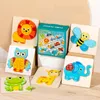 Puzzles Baby Early Education Intellectual Development Infants And Young Children Large Pieces Of Wooden Three-Nsional Jigsaw Puzzle To Ota26