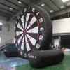 Actividades al aire libre 5 mH (16,5 pies) con 6 bolas Pie de fútbol inflable gigante Dardos para niños y adultos Patear diana Juegos deportivos de carnaval