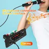 10W MP3 Kodlayıcı Kartı Kablosuz Bluetooth 5V Araba Ses Oynatıcı Aux USB TF FM Radyo Modülü Destek Karaoke Mikrofon