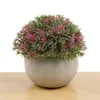 Decorative Flowers Artificial Plants Potted Bonsai Green Fake Ornaments For Home Garden Decor Party El