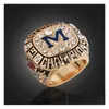 Bagues de cluster NCAA 1997 Université du Michigan Woerine Rose Bowl Bague de championnat haut de gamme Bijoux pour hommes Amis Cadeau d'anniversaire Fan M Dhl2G