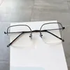 Óculos de sol quadros estilo óculos mulheres forma quadrada semi-rimless homens óculos azul bloqueio de luz