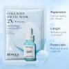 1020pcs Centella Collagen Face Mask Moisturizing Refreshing Sheet Masks Hyaluronic Acid Skin Care Products 240202