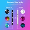 Controllers Gledopto Ambient TV Backlight Kit 3.0 LED Strip RGB IC HDMI-compatible SYNC Box Set Light Support 4K 60Hz 50 55 60 65 Inch