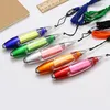 100pcs 맞춤화 된 다기능 홍보 볼 펜 스티커 노트 LED Light Pen School Office Supplies 240129