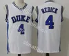 Blue Devils NCAA College Basketball Jersey Niños Hombres Paolo Banchero Wendell Moore Jr Trevor Keels Jeremy Roach Mark Williams Joey Baker Christia